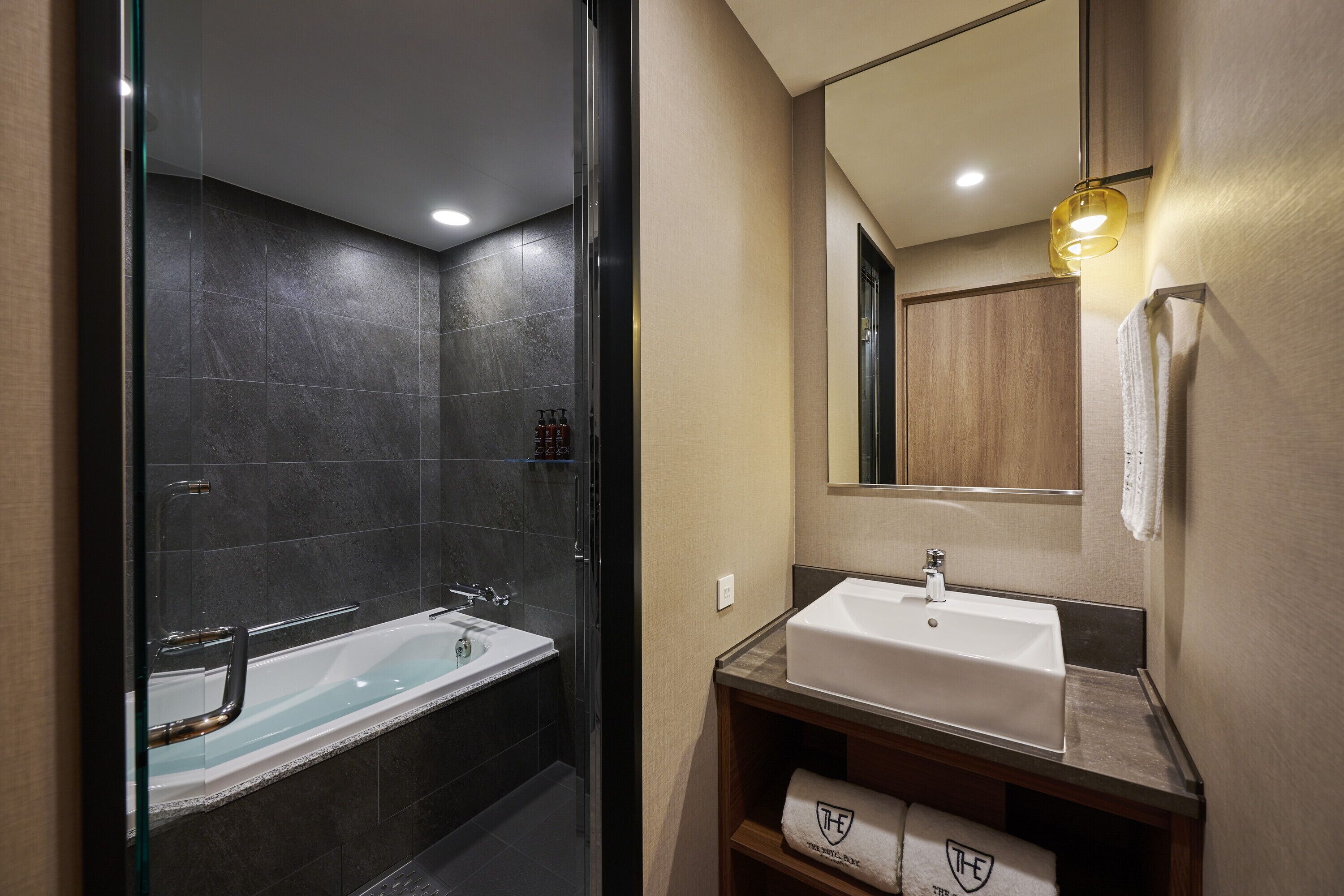 deluxe twin room, non smoking | bathroom | free toiletries, hair dryer, slippers, bidet