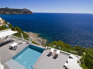 Pool - Can Ema, exclusive villa with pool front sea line (Canyamel)