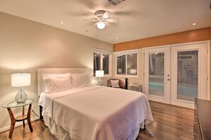 3 bedrooms, desk, iron/ironing board, Internet