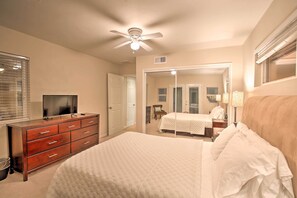 3 bedrooms, desk, iron/ironing board, Internet