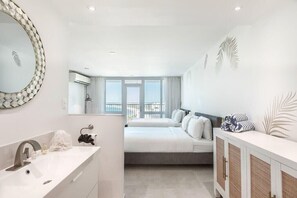 Desk, iron/ironing board, travel crib, WiFi