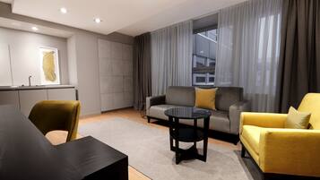 Premium Studio, Kitchenette | View from room