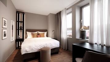 Habitación básica | 1 dormitorio, ropa de cama de alta calidad, edredones de plumas