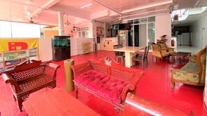Sitteområde i lobbyen