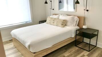 2 slaapkamers, een strijkplank/strijkijzer, gratis wifi, beddengoed