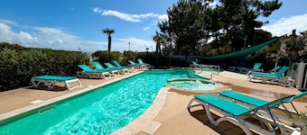 Apartment 2-6 people, garden, beach, pool, parking, pets allowed
