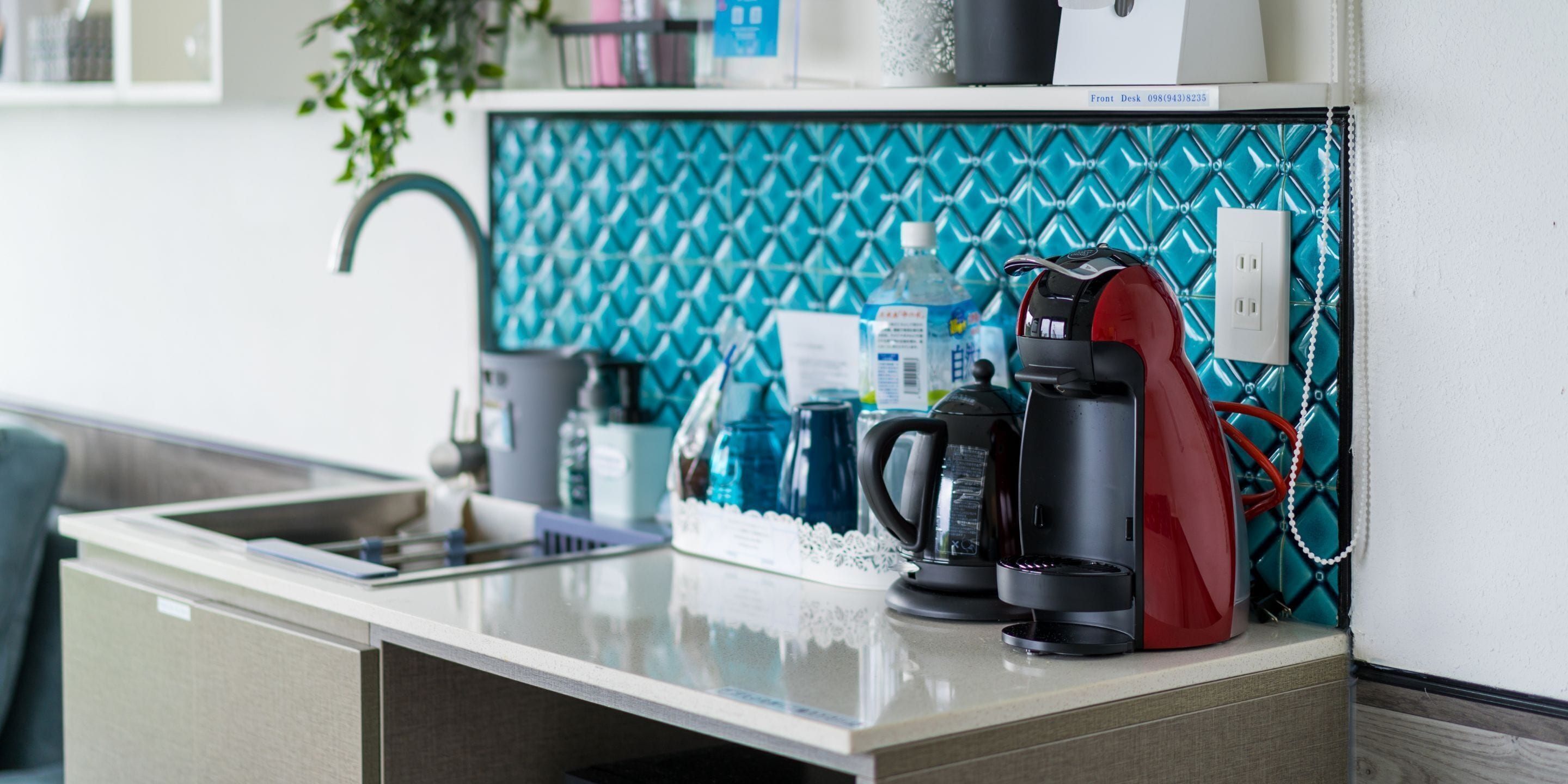 villa, non smoking, sea view | private kitchenette | fridge, microwave, coffee/tea maker, electric kettle