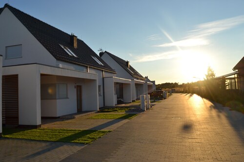 Vacation home with large garden, fireplace, comfort, family vacation, dog, pool,