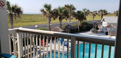 "Rincon" is Poolside and Across the Street from the Beach!