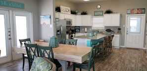 Fridge, microwave, oven, stovetop - "Rincon" is Poolside and Across the Street from the Beach! (Corpus Christi)