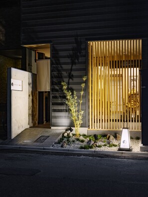 Front of property – evening/night - Samurai House 3 (Nagoya)