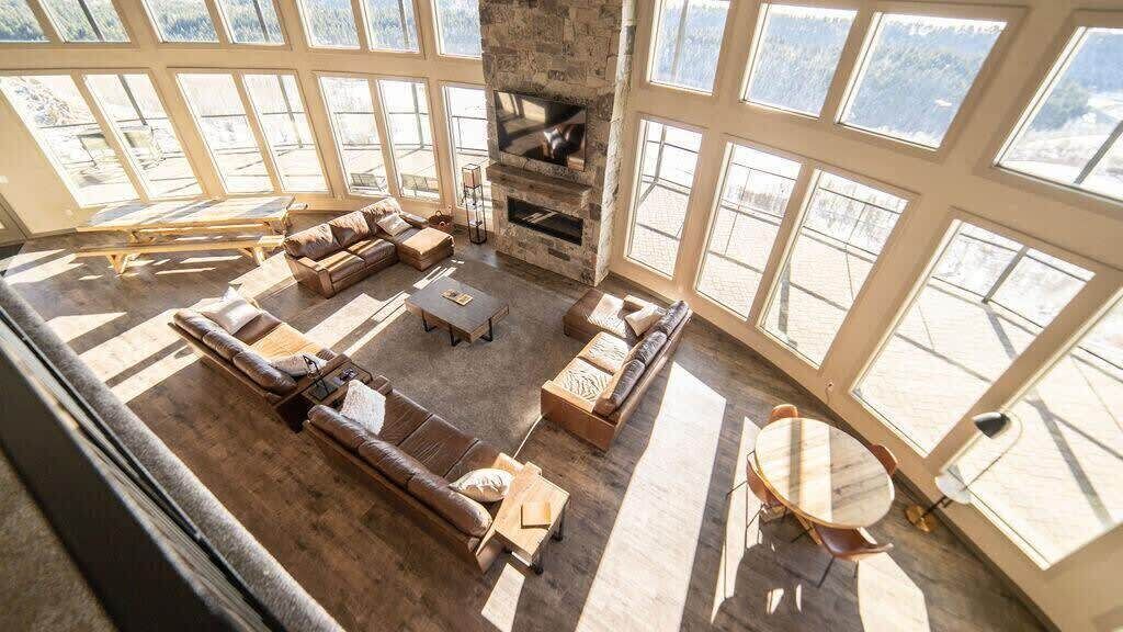 TV, fireplace, video games, DVD player