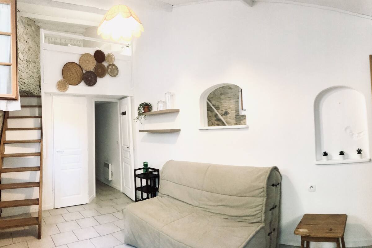 Studio, 1 Queen Bed with Sofa bed | Living area