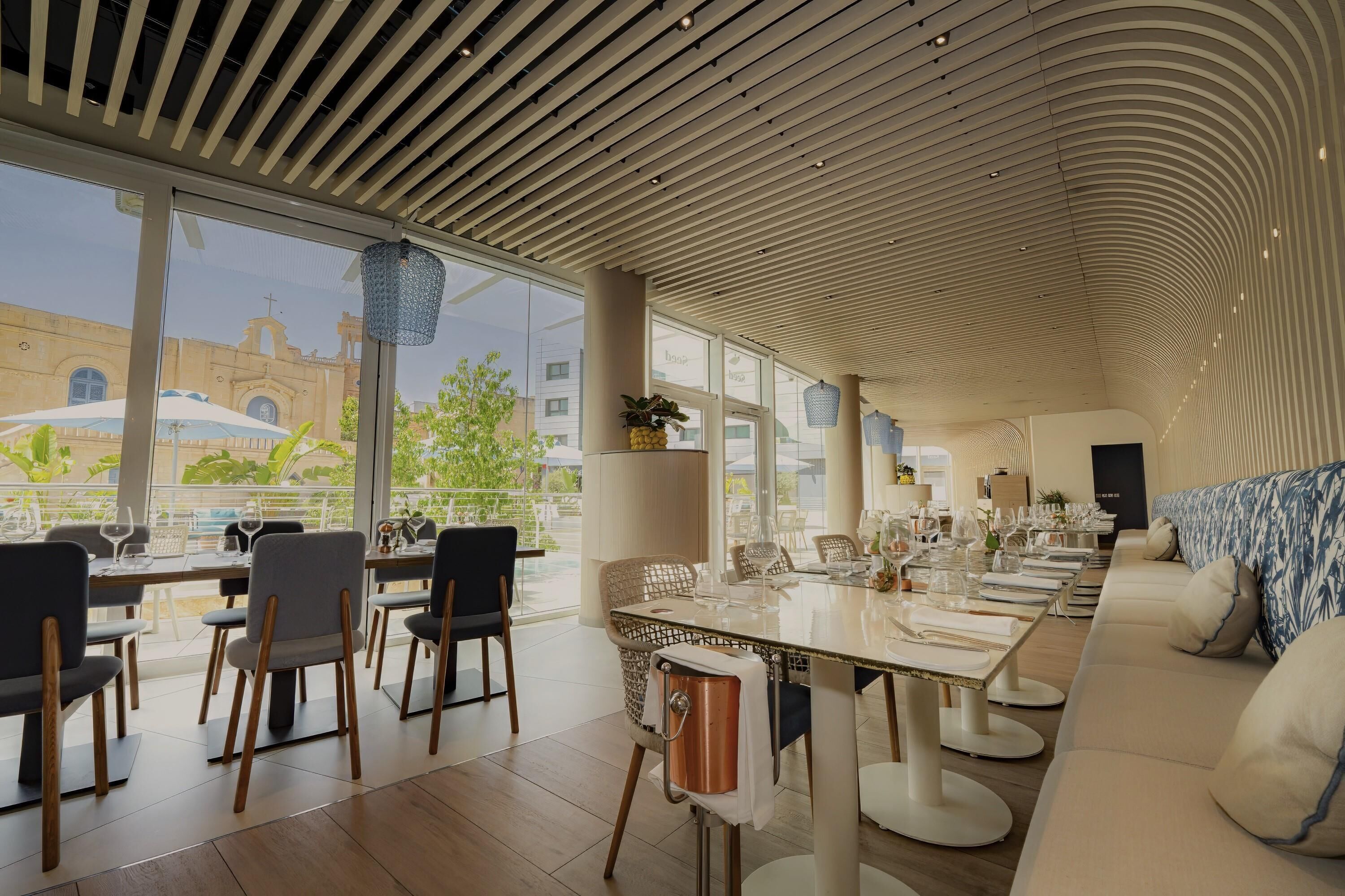 Breakfast, lunch served; Mediterranean cuisine, al fresco dining 