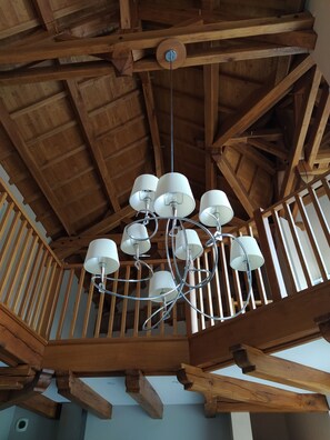 Interior - House combining old and new in Aveyron (Lédergues)