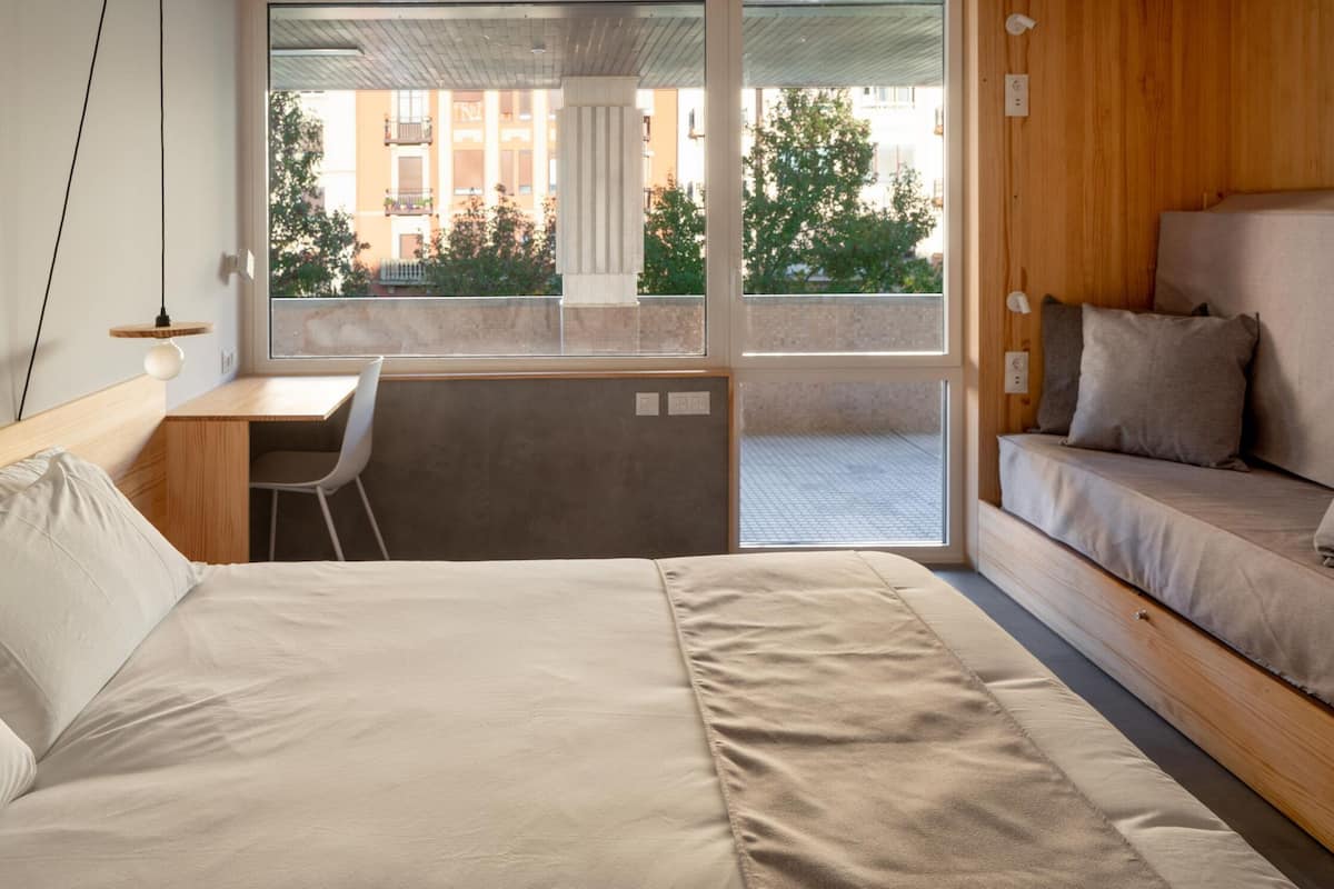 family double or twin room, city view | premium bedding, down duvets, memory-foam beds, in-room safe