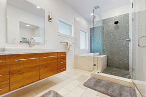 Free toiletries, hair dryer, towels
