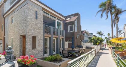 Modern beach home only 8 houses from the beach. Check out our new drone video!!
