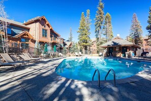 Indoor pool, a heated pool - Mountain Thunder Condo | 7 min Walk to Main Street with Hot Tub, Pool & Sauna (Breckenridge)