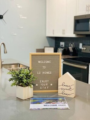 Microwave, coffee/tea maker