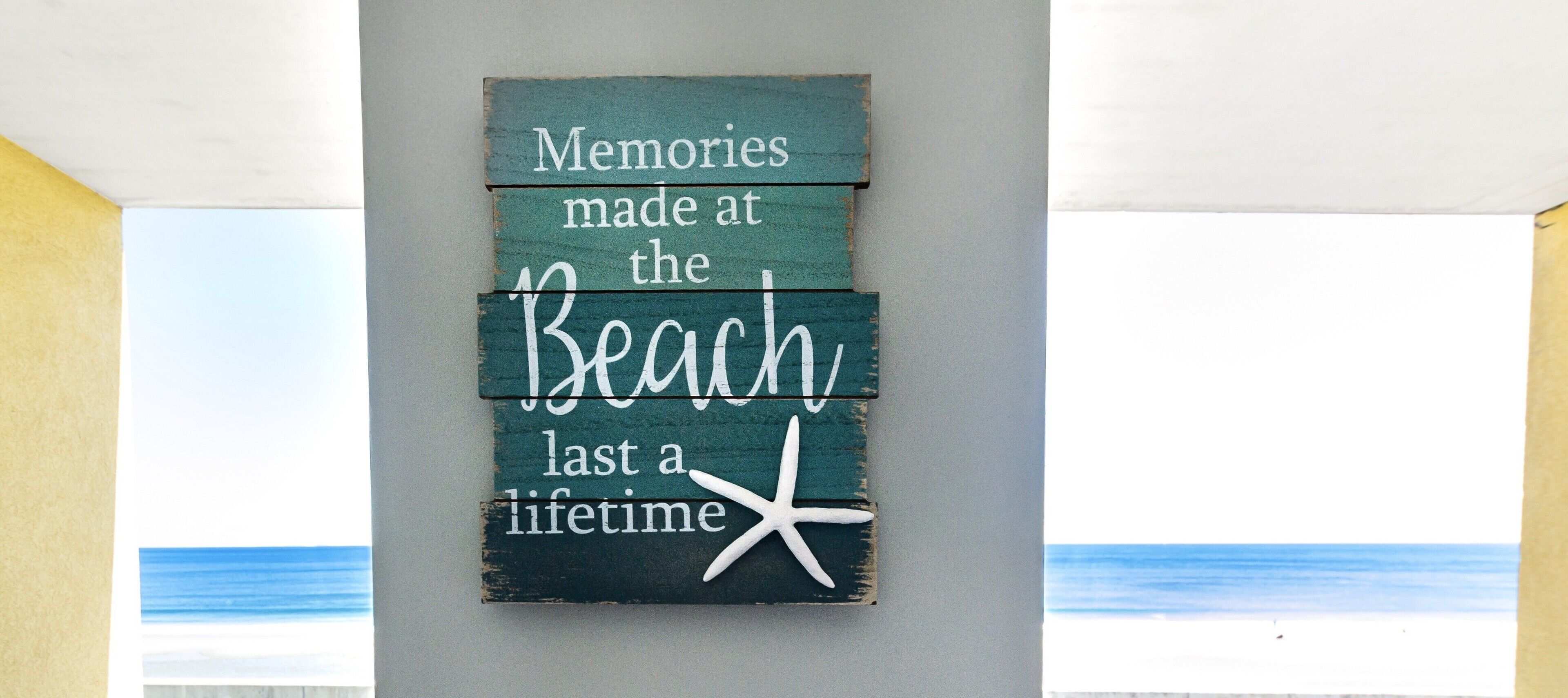 Vista a la playa o el mar