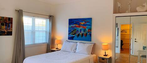 1 sovrum, strykjärn/strykbräda, gratis wi-fi och sängkläder