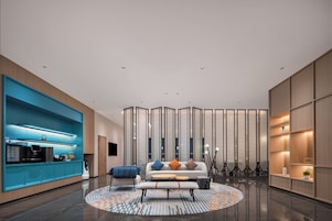 Sala de estar en el lobby