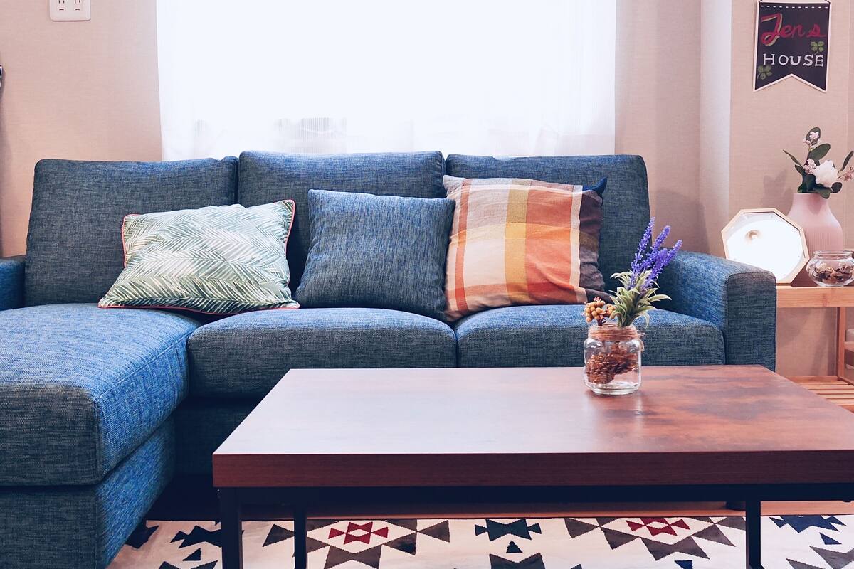 Family Apartment, Non Smoking (2F) | Living area | Flat-screen TV