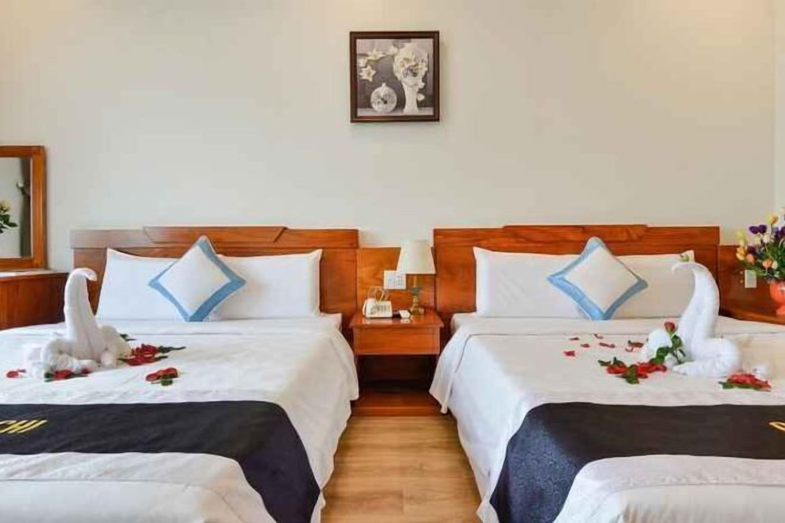 Premium bedding, memory foam beds, minibar, individually furnished