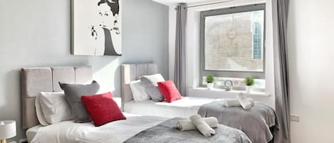 2 soverom, strykejern/-brett, wi-fi (inkludert) og sengetøy