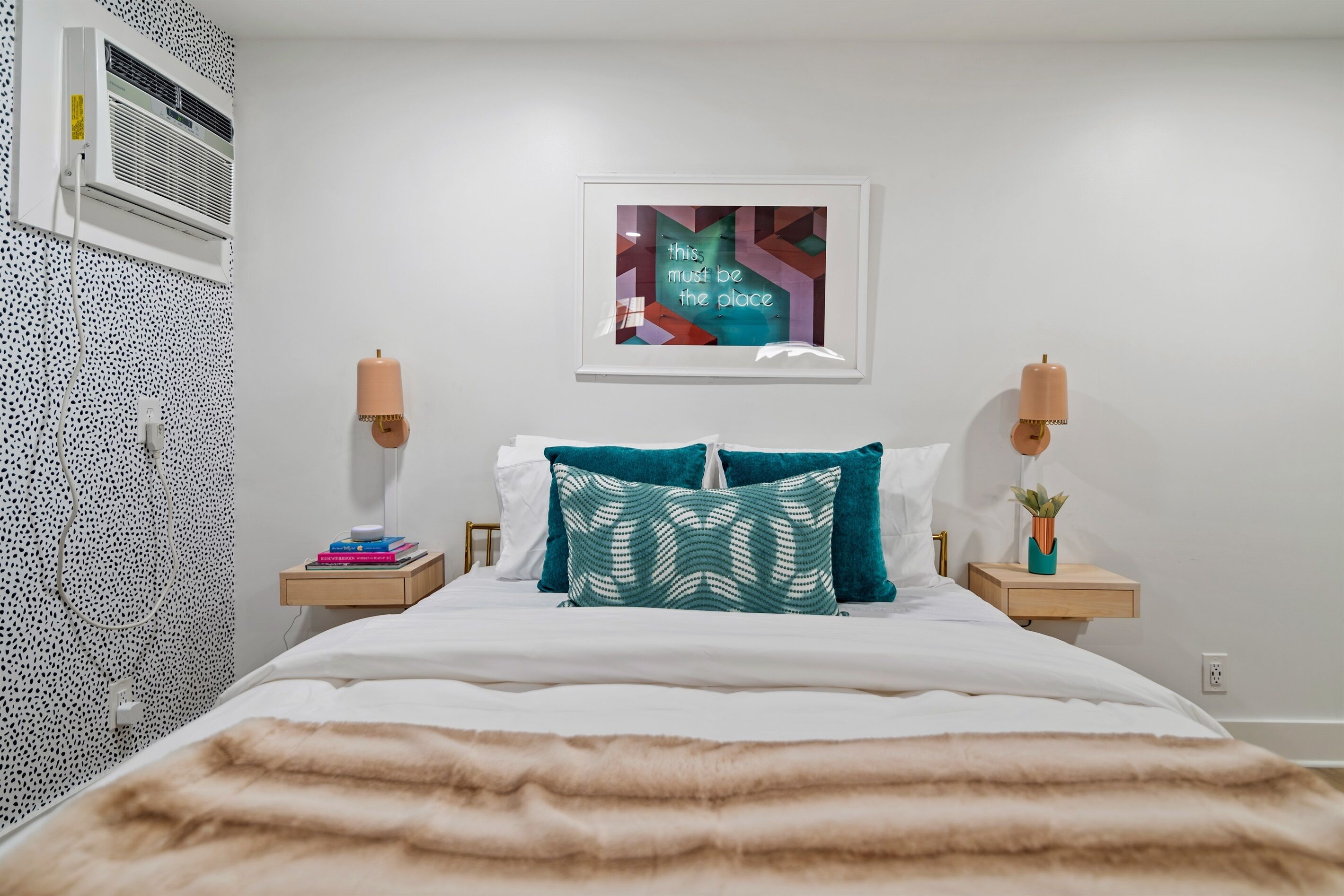 The queen bed is ridiculously comfortable...