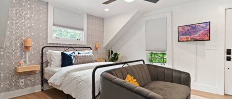 1 sovrum, strykjärn/strykbräda, wi-fi och sängkläder