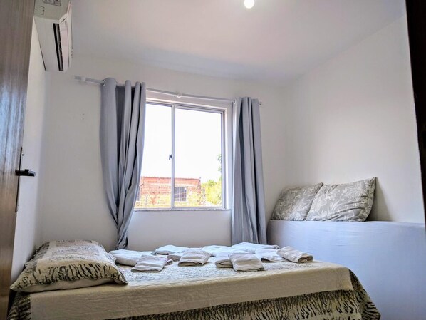 1 間睡房、熨斗/熨衫板、免費 Wi-Fi、床單