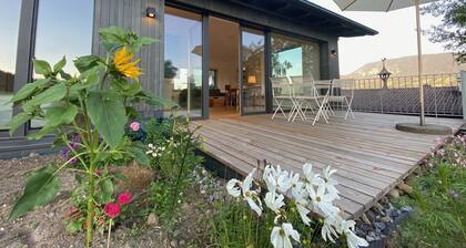 Ferienhaus mit Bergpanoramablick mit 1 Schlafzimmer