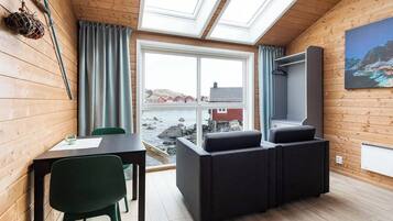 Superior-feriehus - 1 soveværelse - ved havet | Opholdsområde