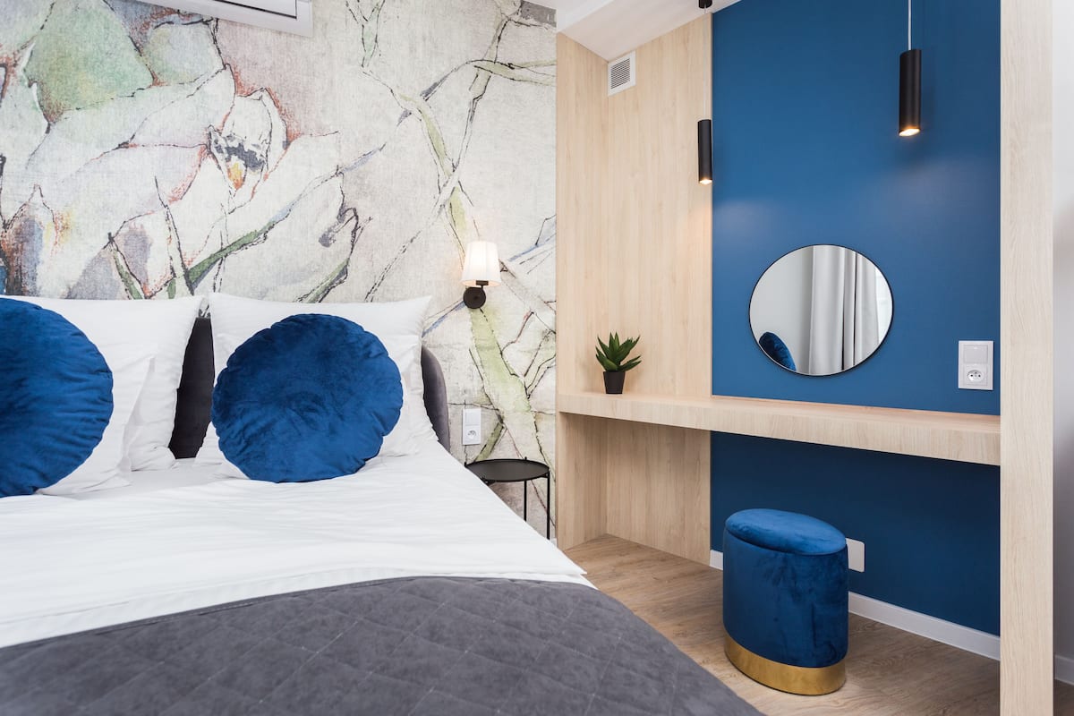 Premier-studiolejlighed | 1 soveværelse, allergivenligt sengetøj, individuelt design