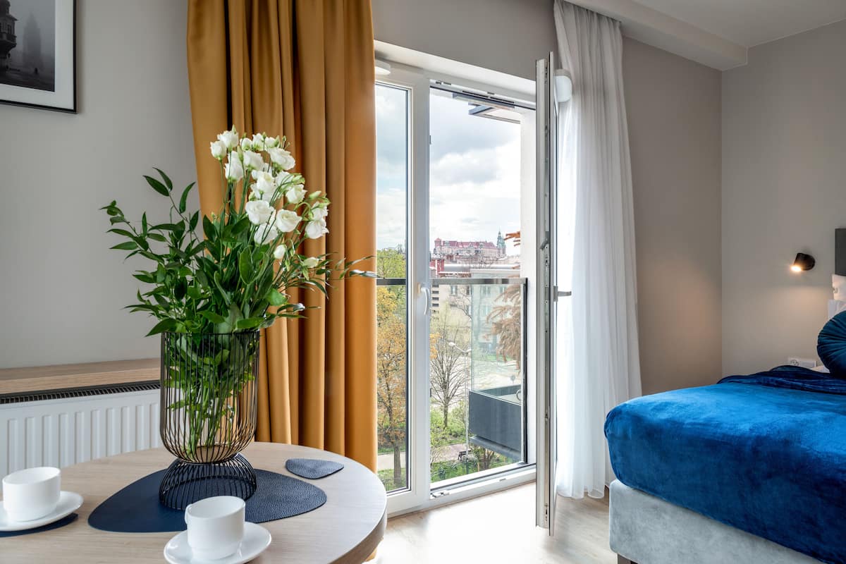 Panorama-studiolejlighed | Terrasse/gårdhave