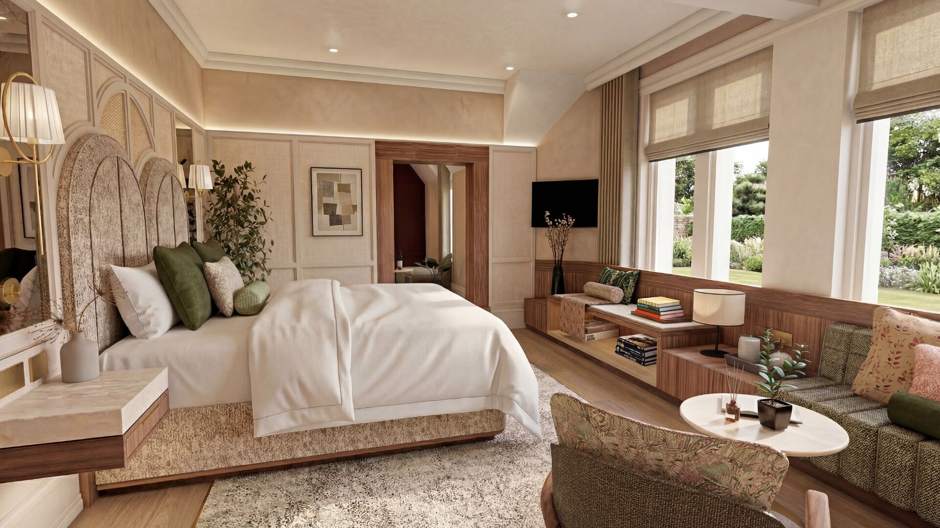 Suite | Egyptian cotton sheets, premium bedding, in-room safe, desk