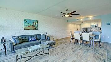 Flat-screen TV, offices