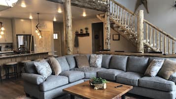 Télévision, cheminée