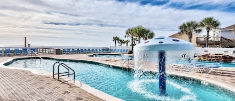 Indoor pool, outdoor pool