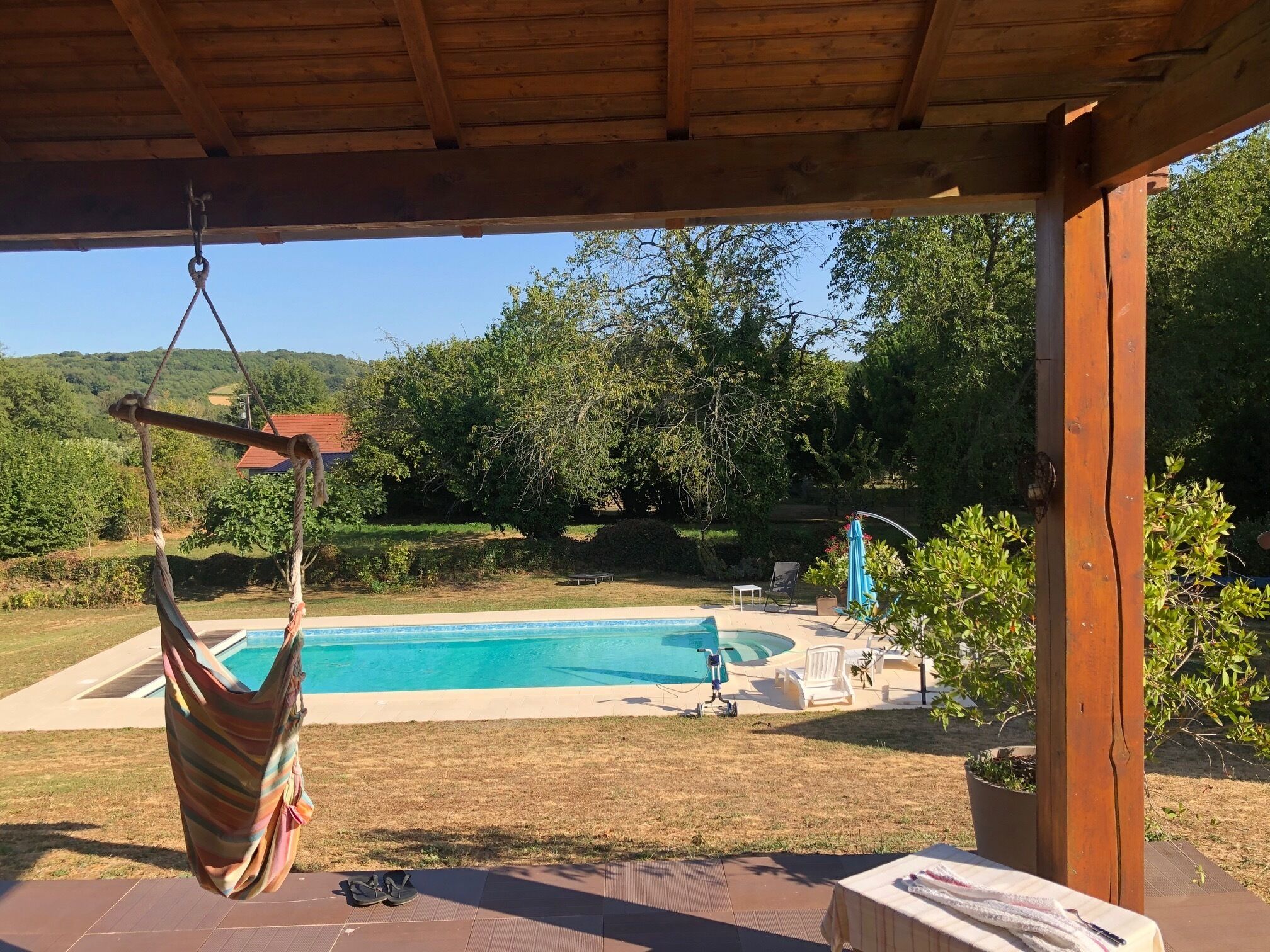 Alberca al aire libre y alberca climatizada