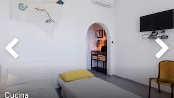 1 Schlafzimmer, Reisekinderbett, kostenloses WLAN, Bettwäsche