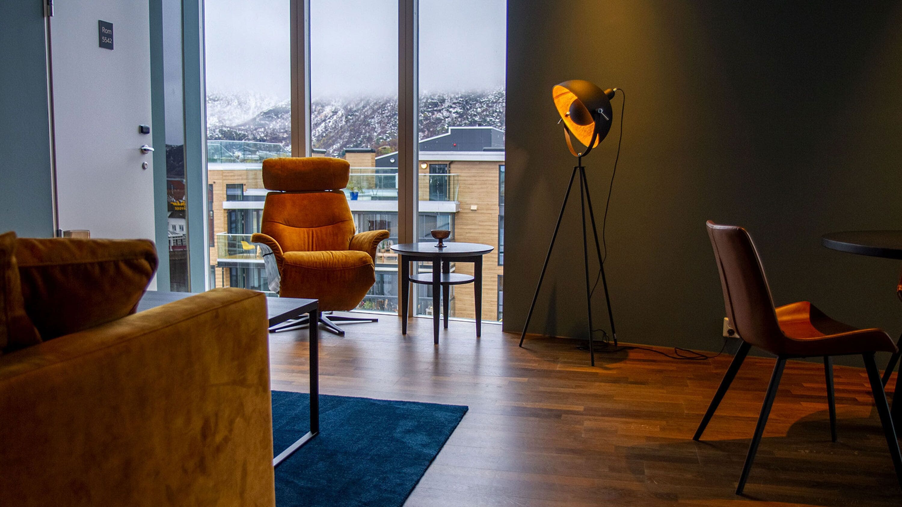 standard apartment | living area | 55-inch smart tv with digital channels, tv