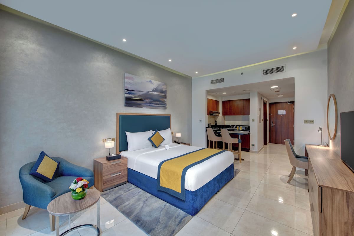 1 slaapkamer, pillowtop-bedden, een kluis op de kamer