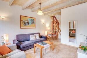 TV, fireplace, DVD player, stereo - Stunning Villa “Sa Sini” with Pool, Garden Air Conditioning & Wi-Fi (BUGER)