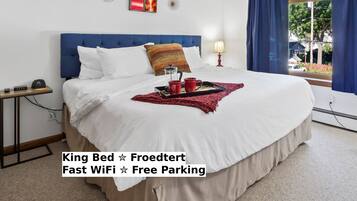 1 bedroom, desk, iron/ironing board, free WiFi