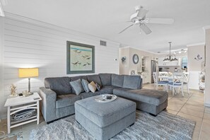 TV, DVD player - Updated, Coastal Condo with Direct Oceanfront View of NSB No-Drive Shore! (New Smyrna Beach)