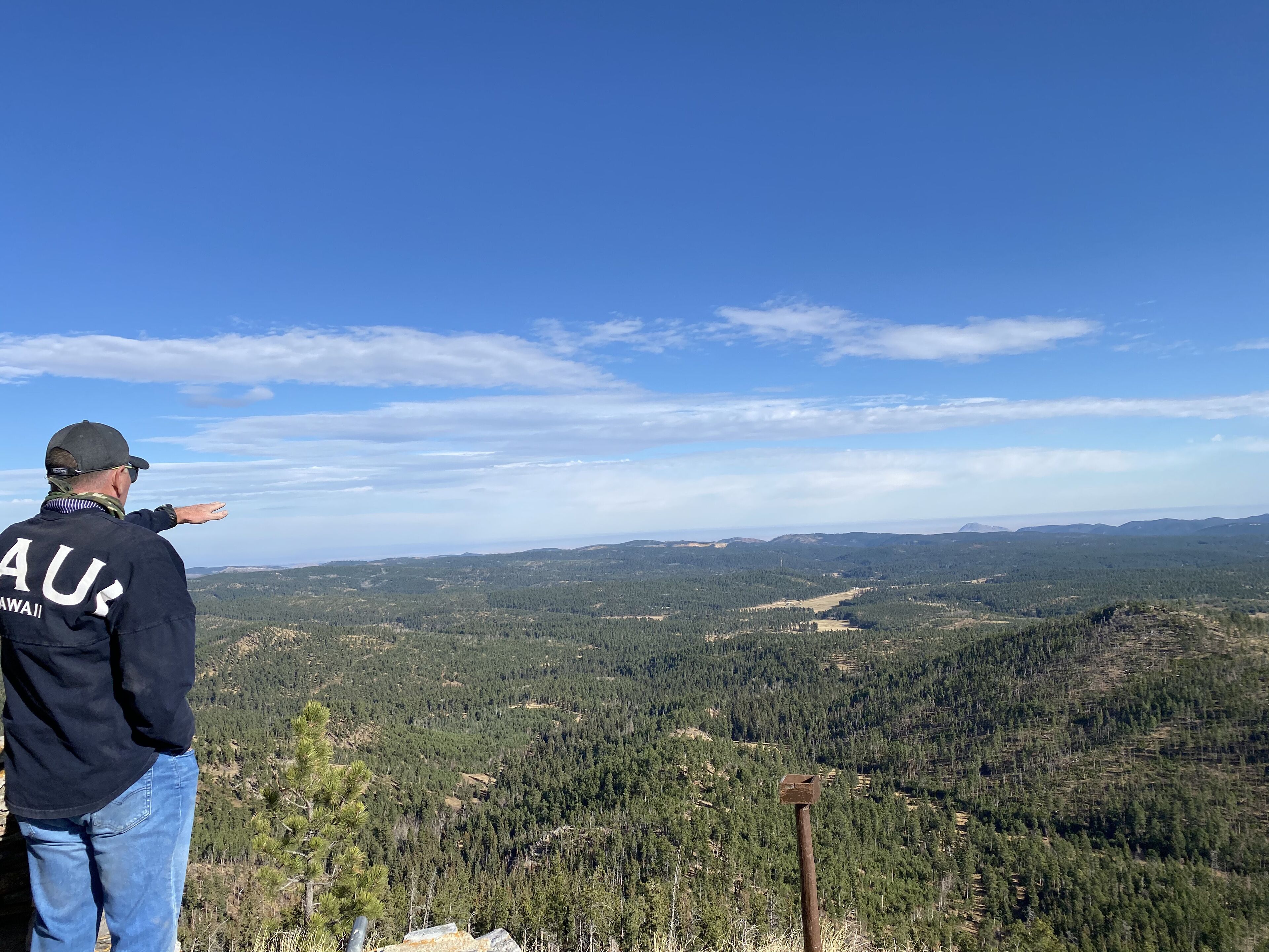 view of property from Custer Peak