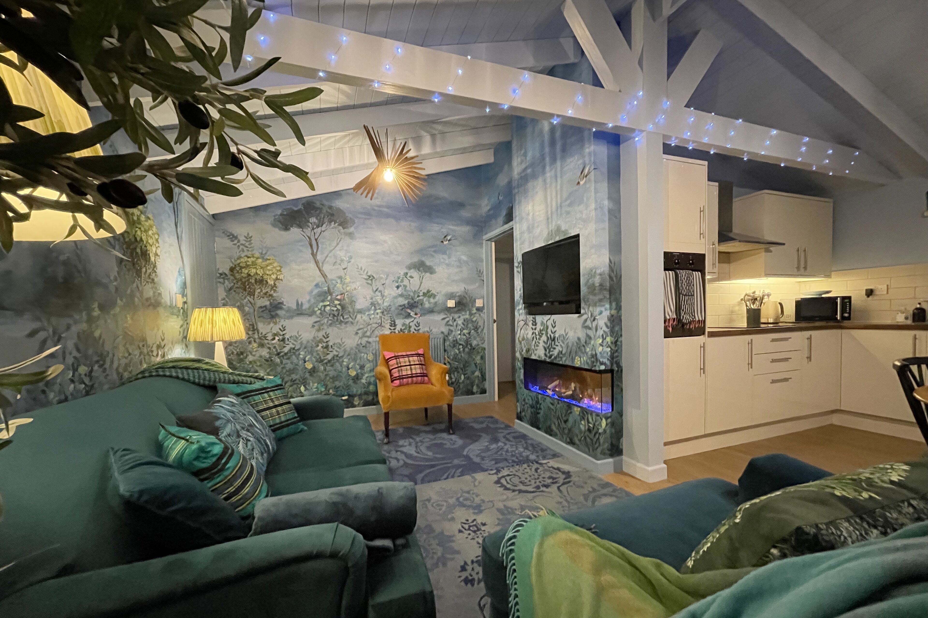 智能电视、壁炉